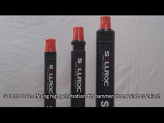 Colore nero giù il martello DHD del foro per estrazione mineraria e costruzione