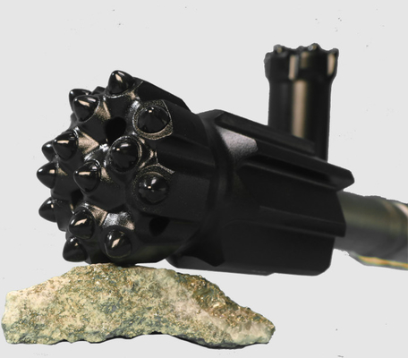 Filtro T45 Retrac Button Drill Bit con dimensioni 3' - 4' e colore nero per uso in cava