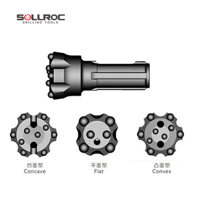 Punte per perforazione DTH in acciaio cementato ad alte prestazioni da 4 1/8'' per pozzi d'acqua e perforazione mineraria