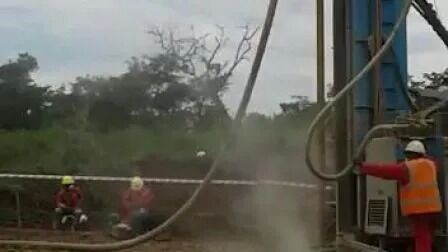 Martello a circolazione inversa modello RE545 da 5 pollici per esplorazione e mining di fori profondi