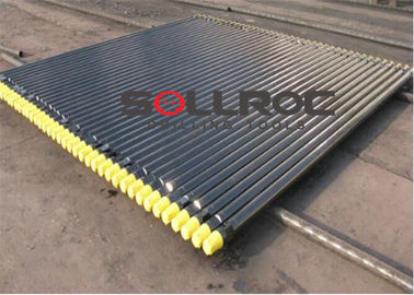Tubo di perforazione DTH da 76 mm-140 mm di diametro con chiave piatta e colore nero per applicazioni minerarie