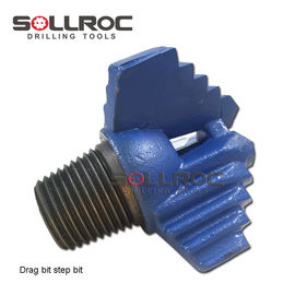 6 5/8' API REG 3 4 Wing TC Step Drag Bits per la perforazione di pozzi d'acqua