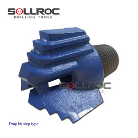 6 5/8' API REG 3 4 Wing TC Step Drag Bits per la perforazione di pozzi d'acqua