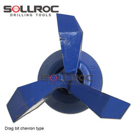 165 mm Chevron Bit API 3 1/2' REG Thread Type Perforazione di lunga durata