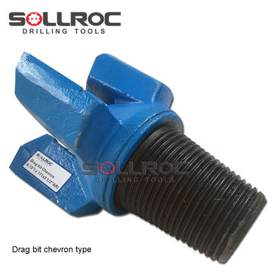 165 mm Chevron Bit API 3 1/2' REG Thread Type Perforazione di lunga durata
